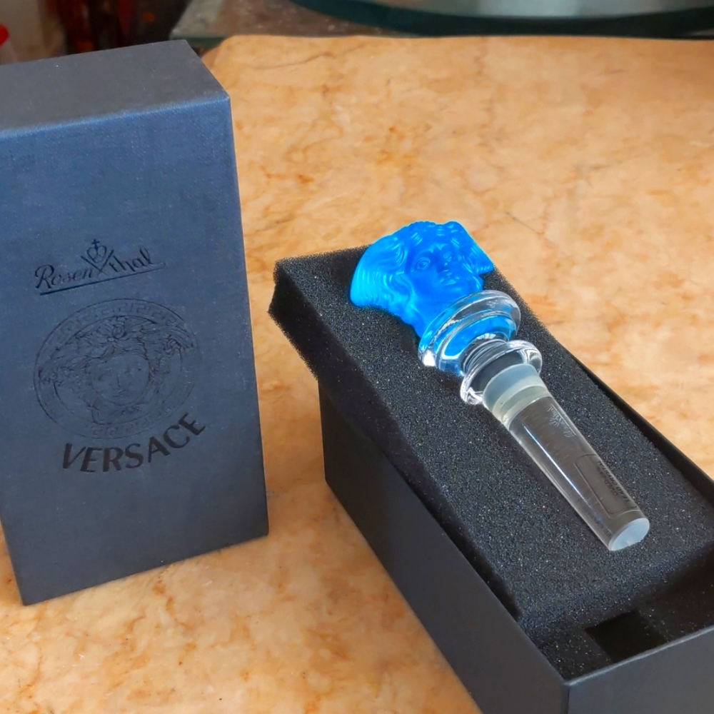Versace Rosenthal bottle stopper